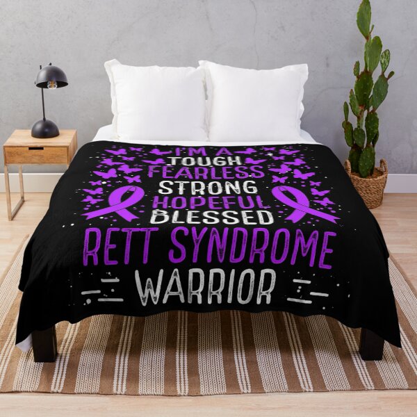 Item preview, Rett Syndrome Rett Syndrome Awareness Ribbon Warrior Survivor designed and sold by TerrellOneal.