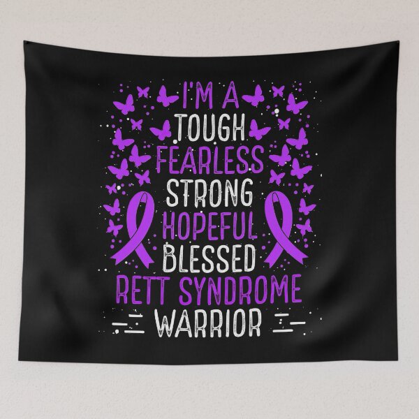 Item preview, Rett Syndrome Rett Syndrome Awareness Ribbon Warrior Survivor designed and sold by TerrellOneal.