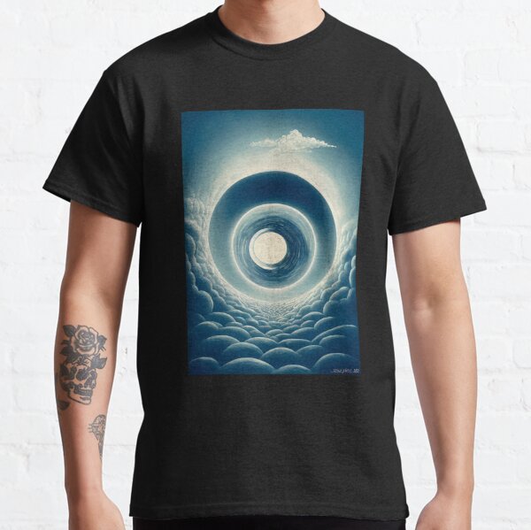 10th Dimensional Realm Wormhole Portal Design - Abstract Classic T-Shirt