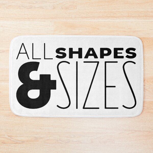 Item preview, All Shapes & Sizes designed and sold by NoSaysLion.