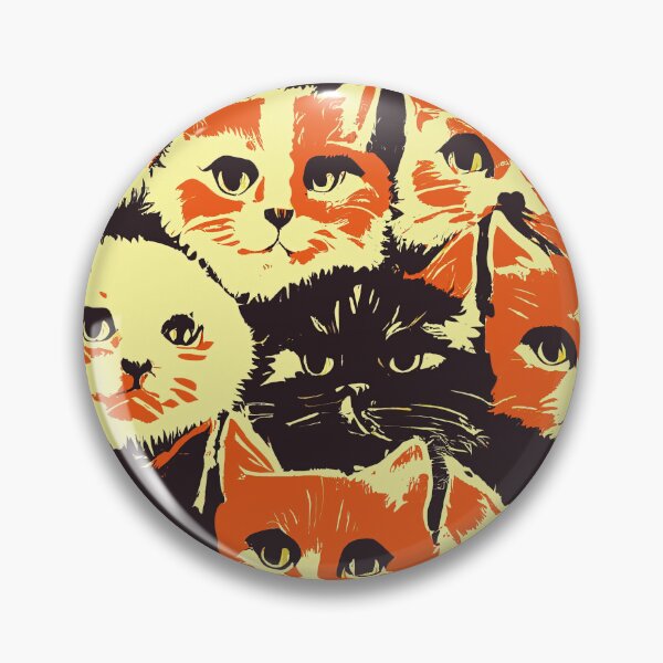 Item preview, Cat Print Pattern designed and sold by ThePurpleMelon.