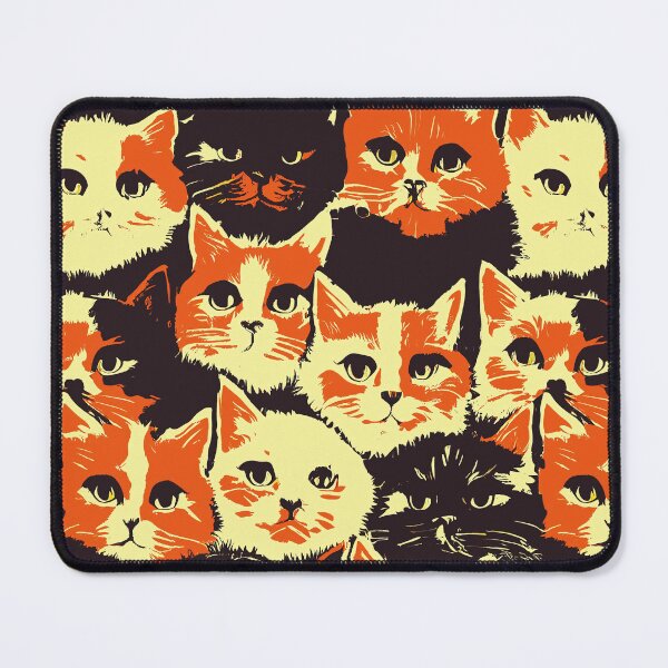 Item preview, Cat Print Pattern designed and sold by ThePurpleMelon.