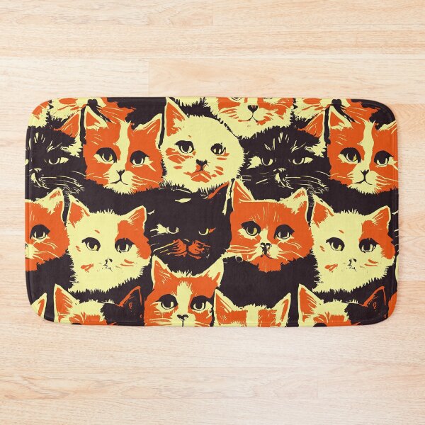 Item preview, Cat Print Pattern designed and sold by ThePurpleMelon.