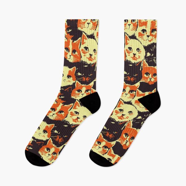 Item preview, Cat Print Pattern designed and sold by ThePurpleMelon.