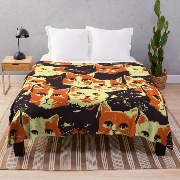 Item preview, Cat Print Pattern designed and sold by ThePurpleMelon.