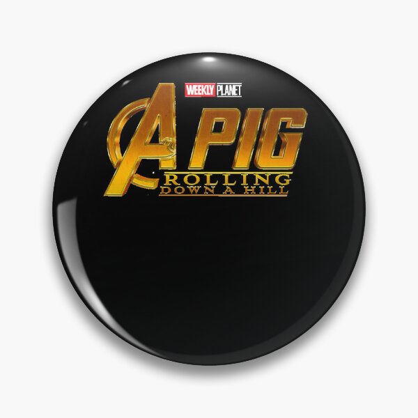 Item preview, A-Pig-Rolling-Funny-Down-a-Hill designed and sold by EricKeele.