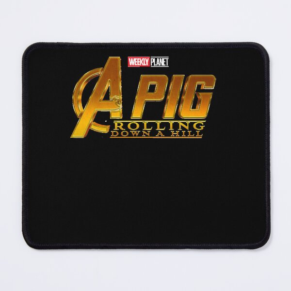 Item preview, A-Pig-Rolling-Funny-Down-a-Hill designed and sold by EricKeele.