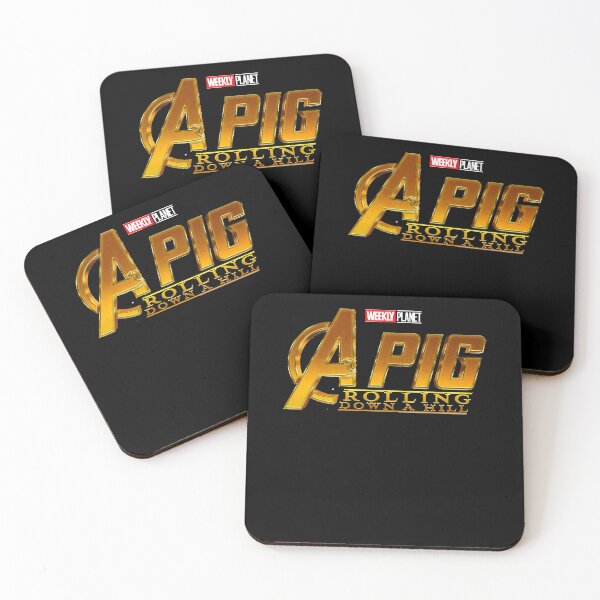 Item preview, A-Pig-Rolling-Funny-Down-a-Hill designed and sold by EricKeele.