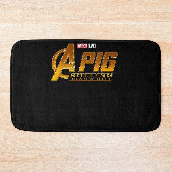 Item preview, A-Pig-Rolling-Funny-Down-a-Hill designed and sold by EricKeele.