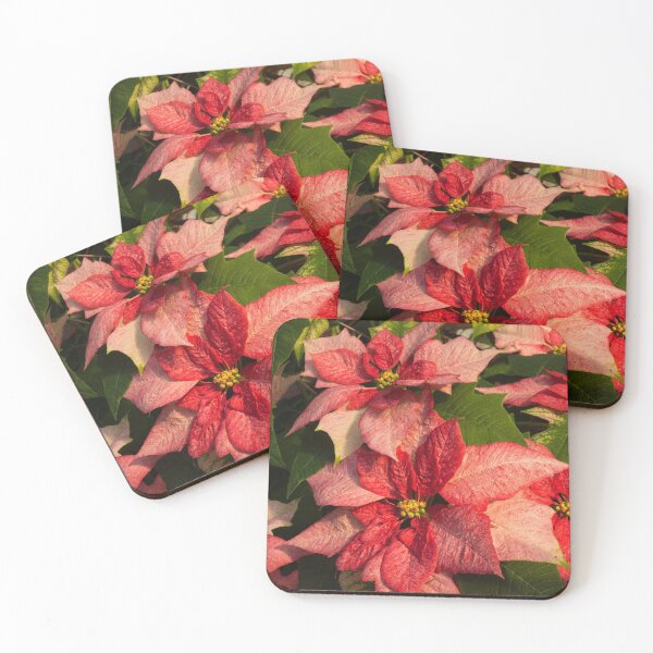 Item preview, Exotic Speckled Poinsettia Blossoms - Christmas from the Tropics  designed and sold by Georgia Mizuleva.