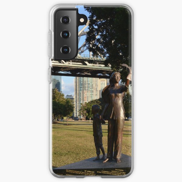 Bronzed peace Samsung Galaxy Soft Case