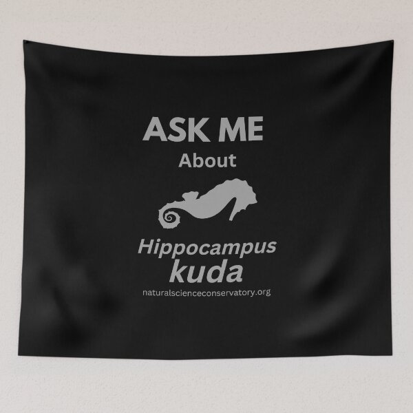 Item preview, Ask Me About Hippocampus kuda (Spotted Seahorse) designed and sold by Discovered.