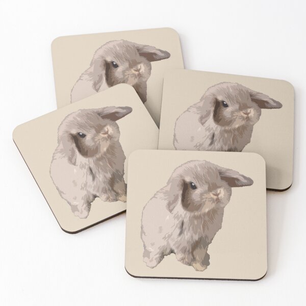 Item preview, Brown Mini Lop Rabbit American Miniature Rabbit designed and sold by wigobun.
