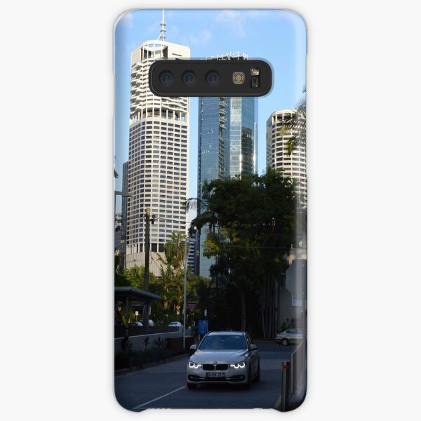 Brisbane cityscape from Kangaroo Point Samsung Galaxy Snap Case