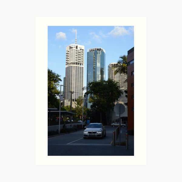 Brisbane cityscape from Kangaroo Point Art Print