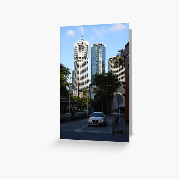 Brisbane cityscape from Kangaroo Point Greeting Card