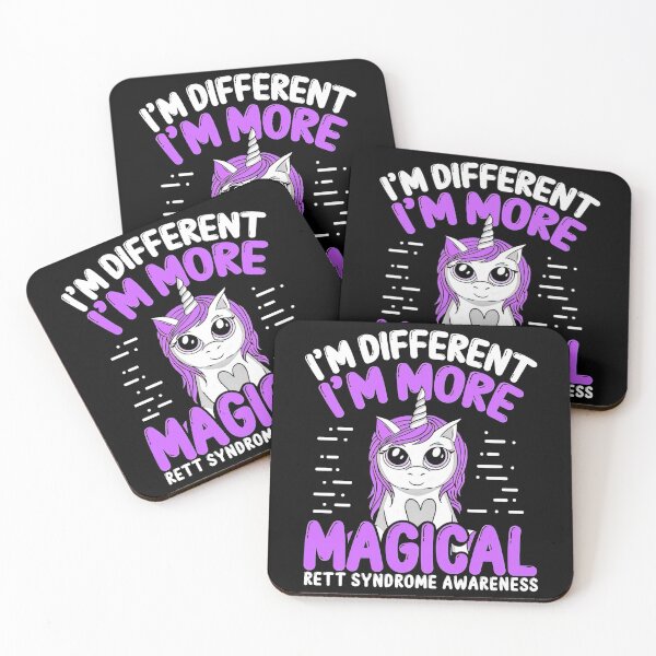 Item preview, Rett Syndrome Rett Syndrome Awareness Unicorn Purple Ribbon designed and sold by TerrellOneal.
