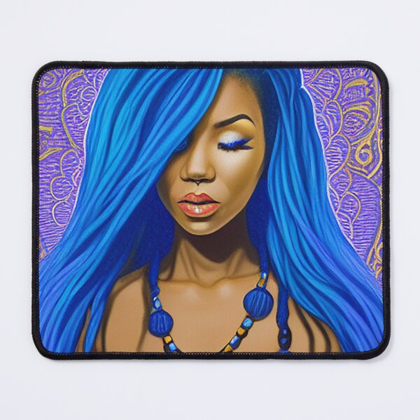 Item preview, Blue Tresses Meditation designed and sold by DeepSymbolism.