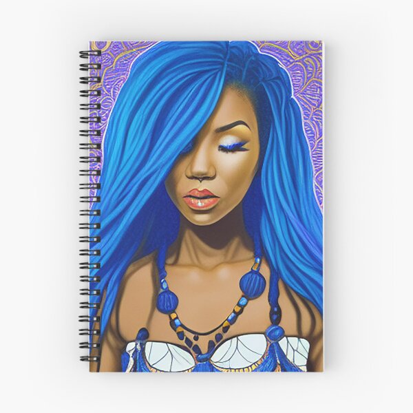 Item preview, Blue Tresses Meditation designed and sold by DeepSymbolism.