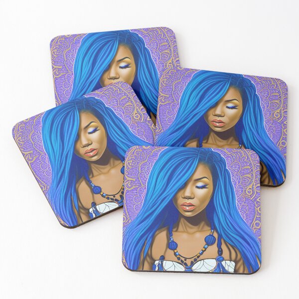 Item preview, Blue Tresses Meditation designed and sold by DeepSymbolism.