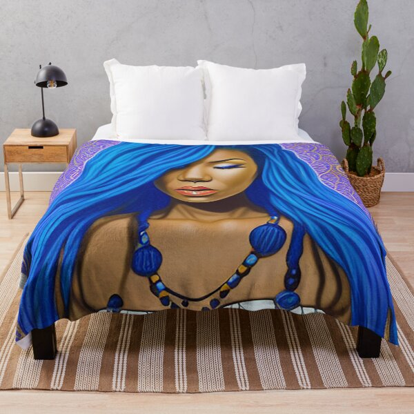 Item preview, Blue Tresses Meditation designed and sold by DeepSymbolism.