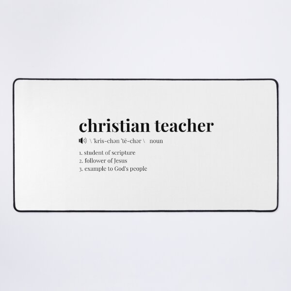Item preview, Christian Teacher Definition designed and sold by CherieTree.