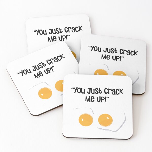 Item preview, "You Just Crack Me Up" Egg Humour designed and sold by urbanbuzzz.