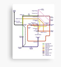 Kanto Tube Canvas Print