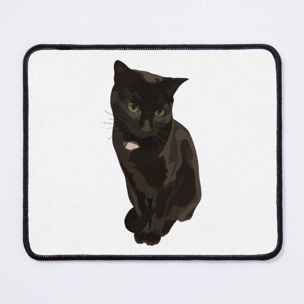 Item preview, Cute black cat acting good designed and sold by MiaoMiaoYu.