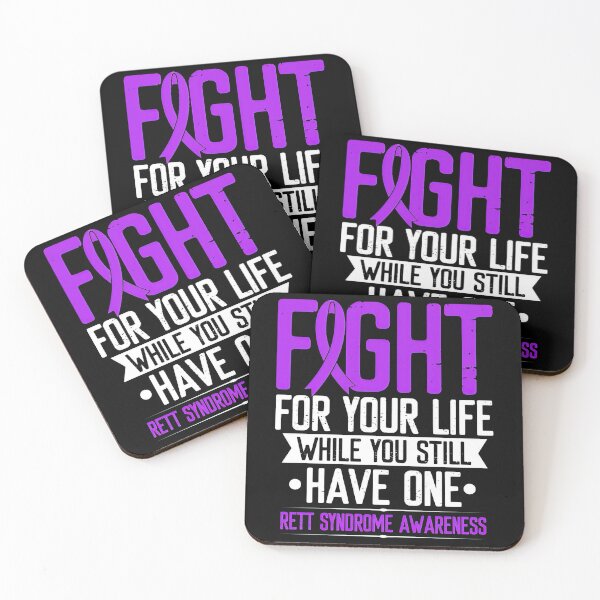 Item preview, Rett Syndrome Rett Syndrome Awareness your Life Purple Ribbon designed and sold by TerrellOneal.