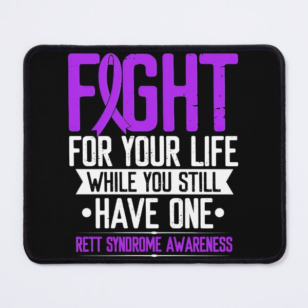 Item preview, Rett Syndrome Rett Syndrome Awareness your Life Purple Ribbon designed and sold by TerrellOneal.