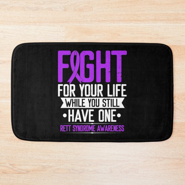 Item preview, Rett Syndrome Rett Syndrome Awareness your Life Purple Ribbon designed and sold by TerrellOneal.