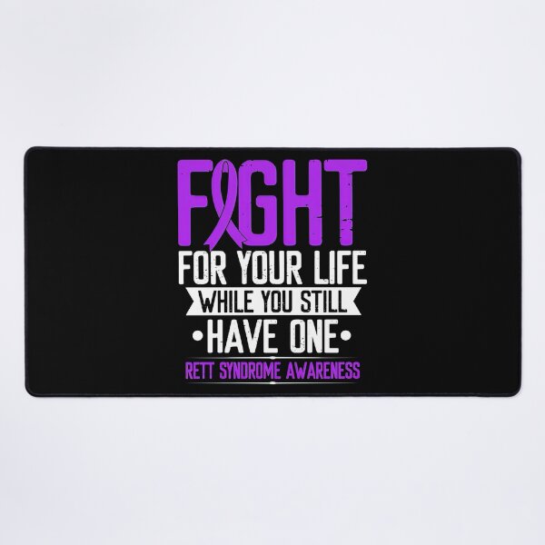 Item preview, Rett Syndrome Rett Syndrome Awareness your Life Purple Ribbon designed and sold by TerrellOneal.
