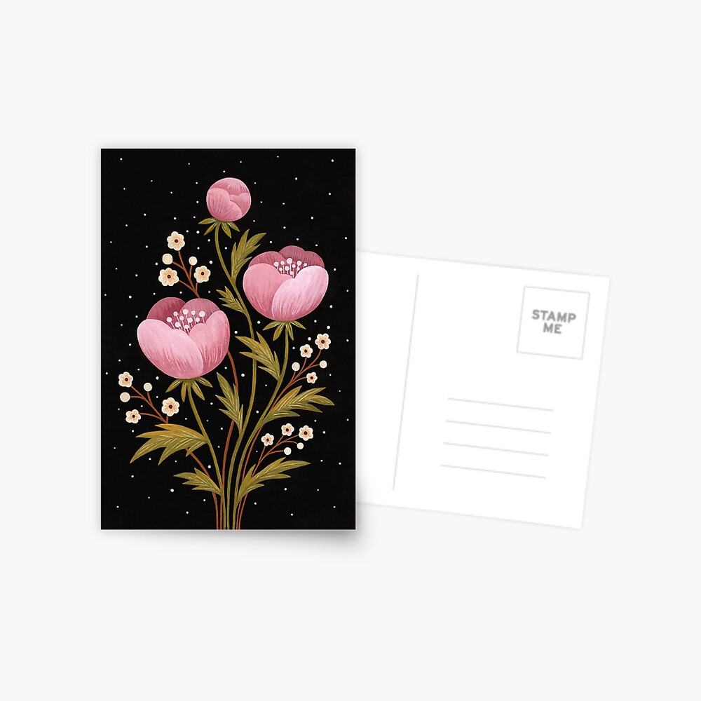 Blooms in the dark Postcard