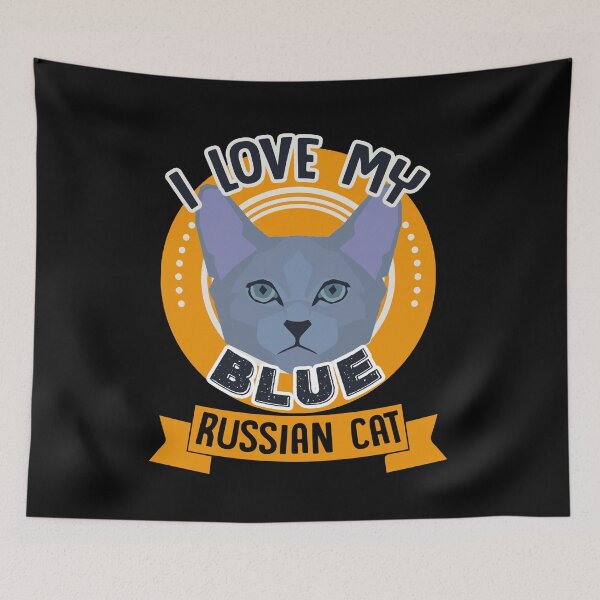 Item preview, I love my Blue Russian Cat designed and sold by UnknownArtistt.