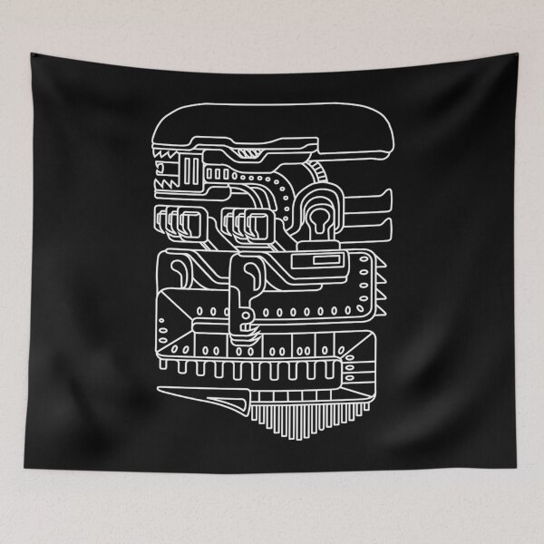 Item preview, Aztec Xenomorph  designed and sold by pamelabowman4.