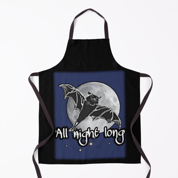 Item preview, midnight blue version | adorable flying bat in night sky with full moon | ink drawing with digital art | nightshift | Halloween cuteness designed and sold by DigitalEurydice.