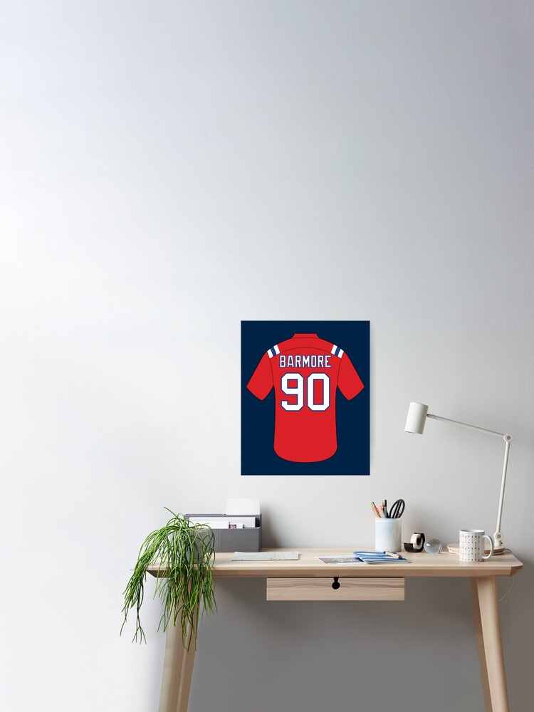 Christian Barmore jersey with number 90 | Poster