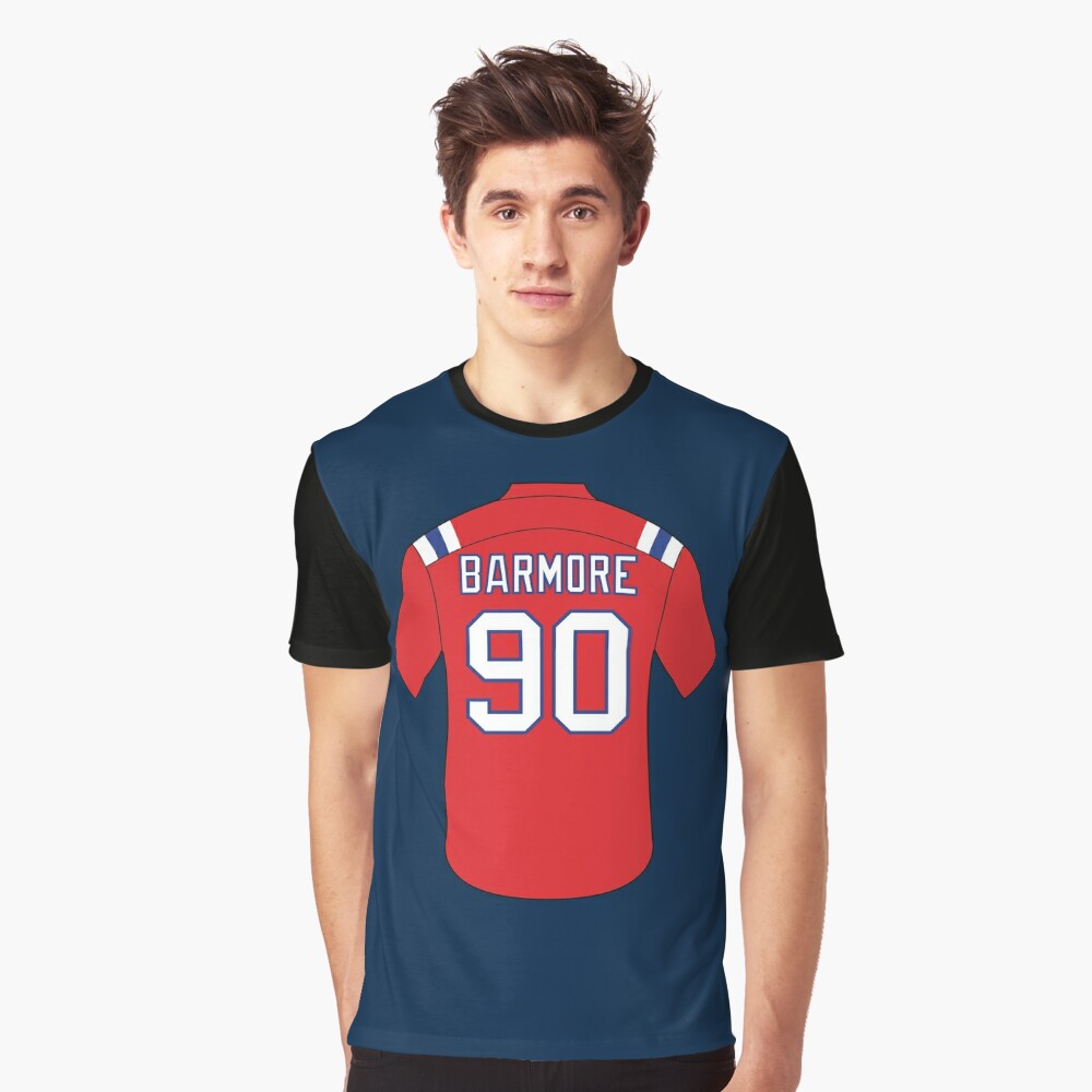 Christian Barmore jersey with number 90 Poster for Sale by Justtrendytees