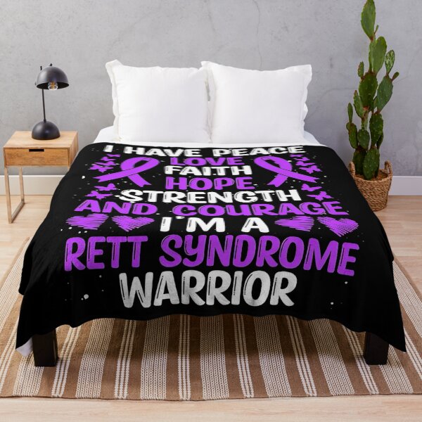 Item preview, Rett Syndrome Rett Syndrome Warrior Love Awareness Ribbon designed and sold by TerrellOneal.
