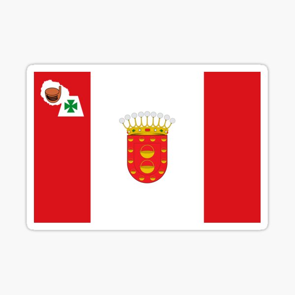 Bandera de La Gomera, Islas Canarias Pegatina