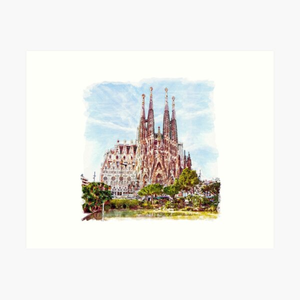 La Sagrada Familia Art Print