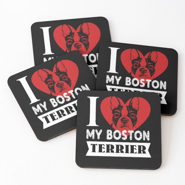 Item preview, I Love My Boston Terrier designed and sold by UnknownArtistt.