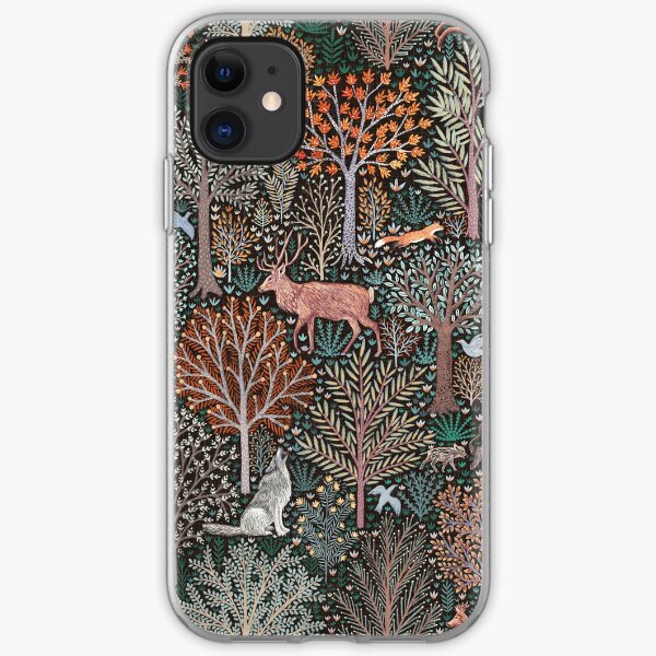 Forest animals - les animaux de la fôret iPhone Soft Case
