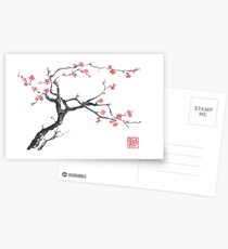 New hope sumi-e painting Postcards