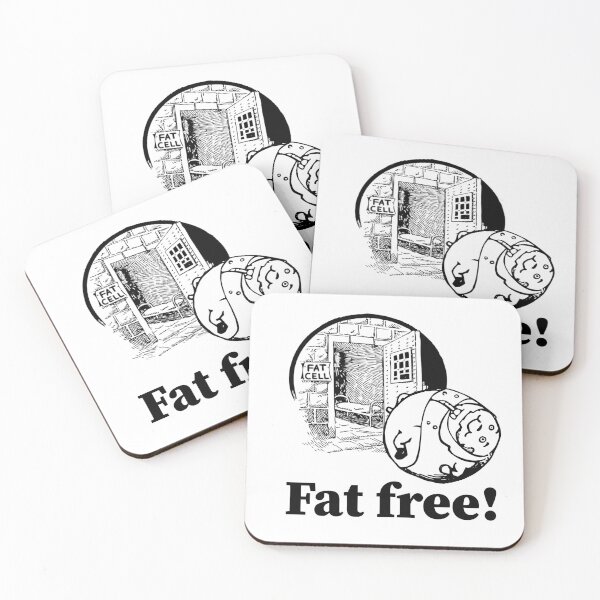 Item preview, Fat Free - Funny Health and Fitness Pun designed and sold by Technobesity.