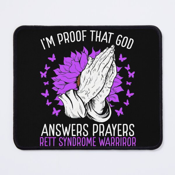 Item preview, Rett Syndrome Warrior Faith God Rett Syndrome Awareness Ribbon designed and sold by TerrellOneal.