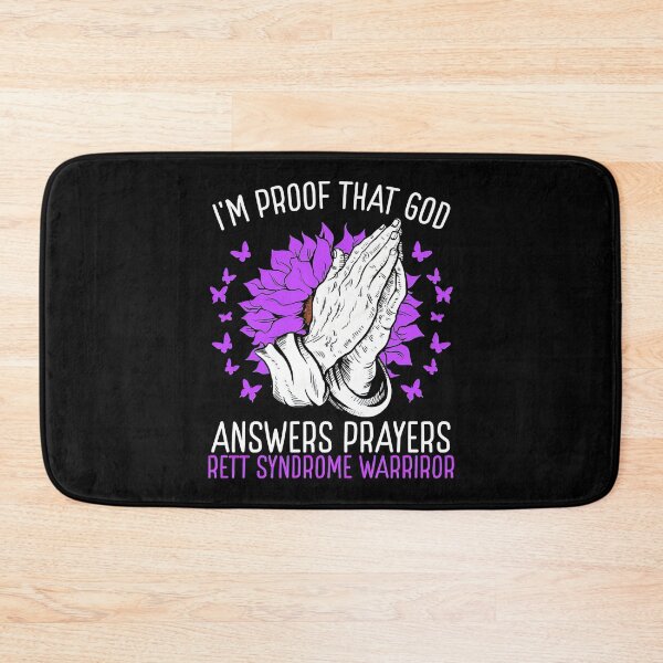Item preview, Rett Syndrome Warrior Faith God Rett Syndrome Awareness Ribbon designed and sold by TerrellOneal.
