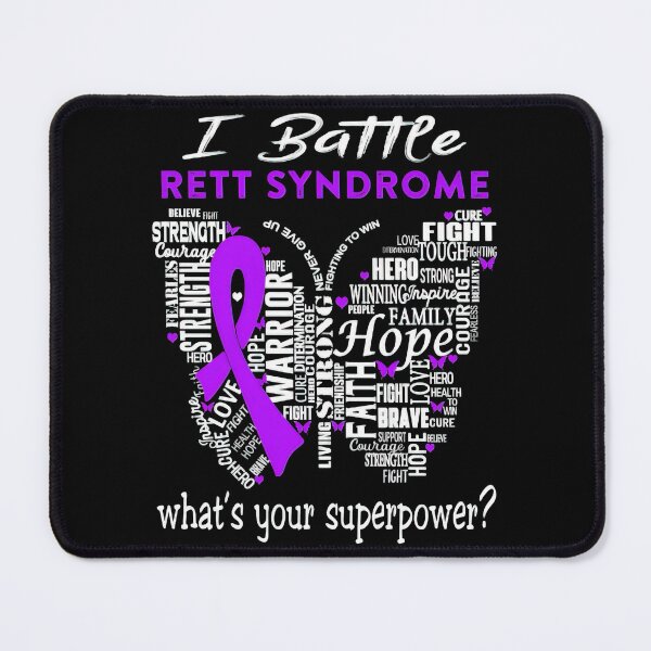 Item preview, Rett Syndrome Warrior Butterfly I Battle Rett Syndrome What's Your Superpower designed and sold by TerrellOneal.