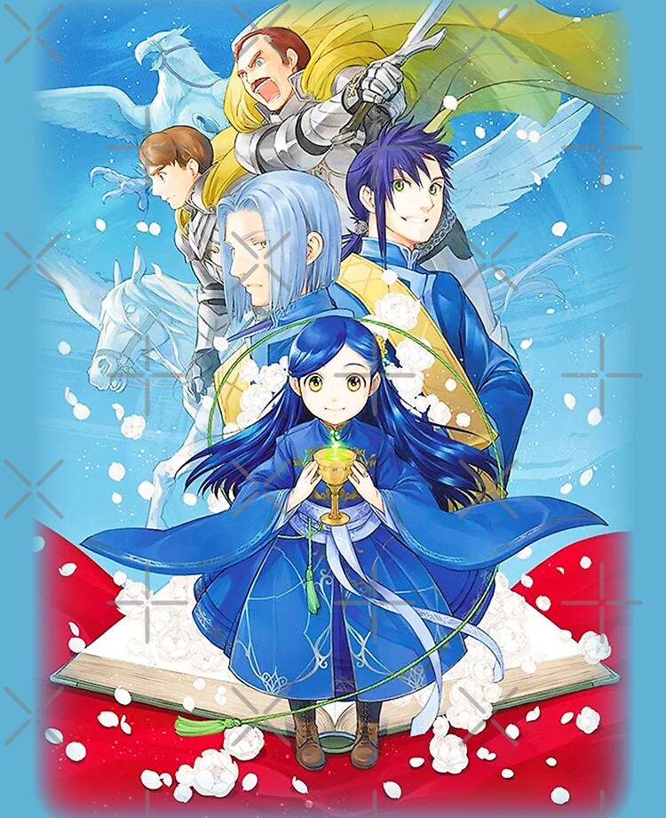 ROUNDMEUP Ascendance of A Bookworm (Honzuki no Gekokujou) Anime Fabric Wall  Scroll Poster (32x46) Inches [A] Ascendance Book-3(L)